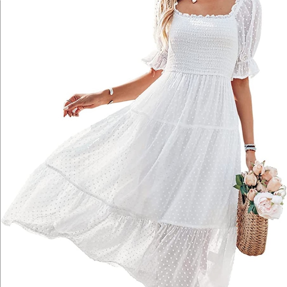 White dress